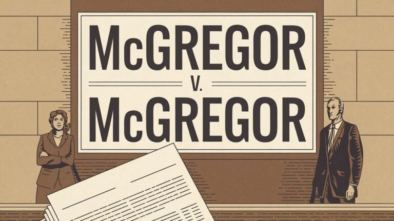 Mcgregor V Mcgregor Case Summary Fawyerz