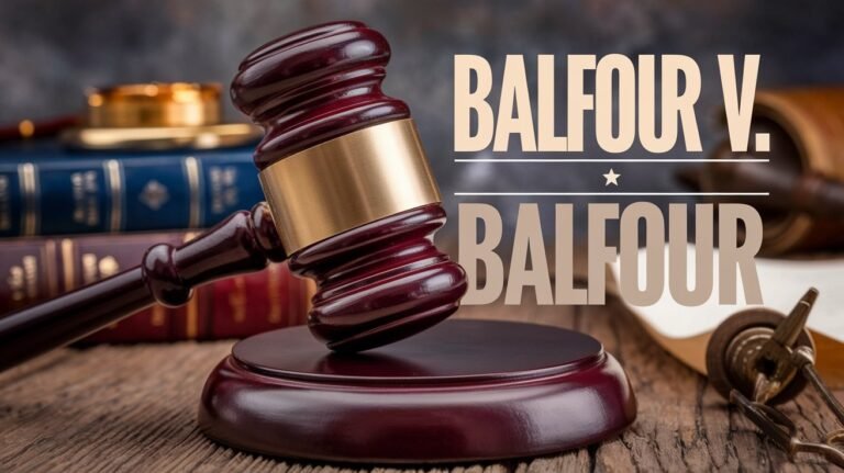 Balfour V Balfour Case Summary Fawyerz