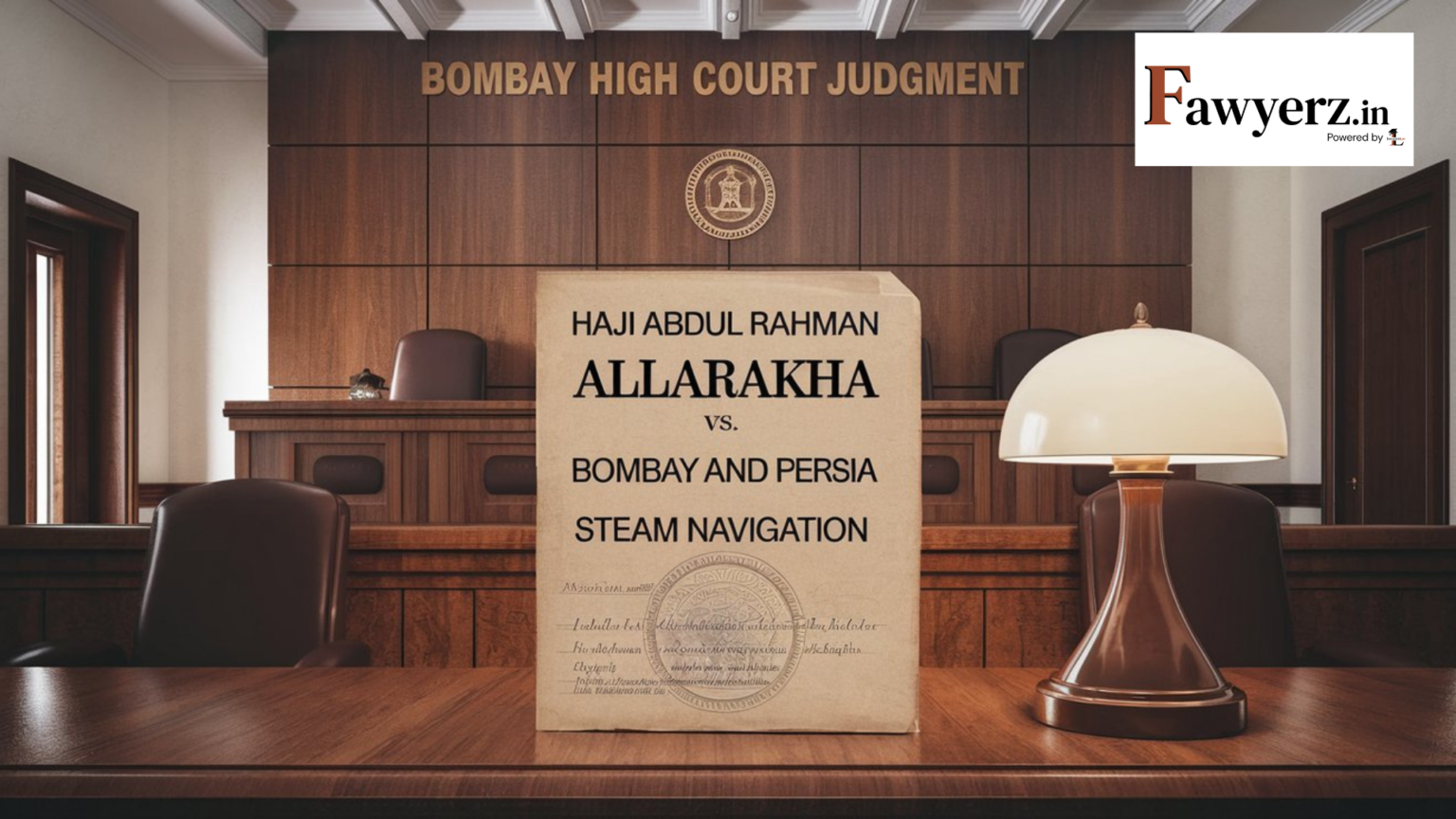 Haji Abdul Rahman Allarakhia v. Bombay and Persia Steam Navigation Co. 1892 (Case Summary) 1 Haji Abdul Rahman Allarakhia v. Bombay and Persia Steam Navigation Co.