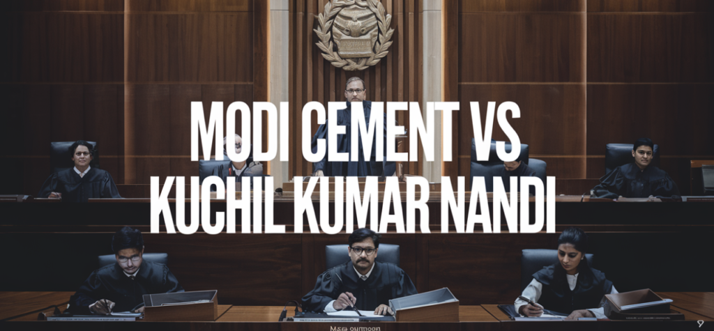 Modi Cement vs Kuchil Kumar Nandi 1998 (3) SCC 249