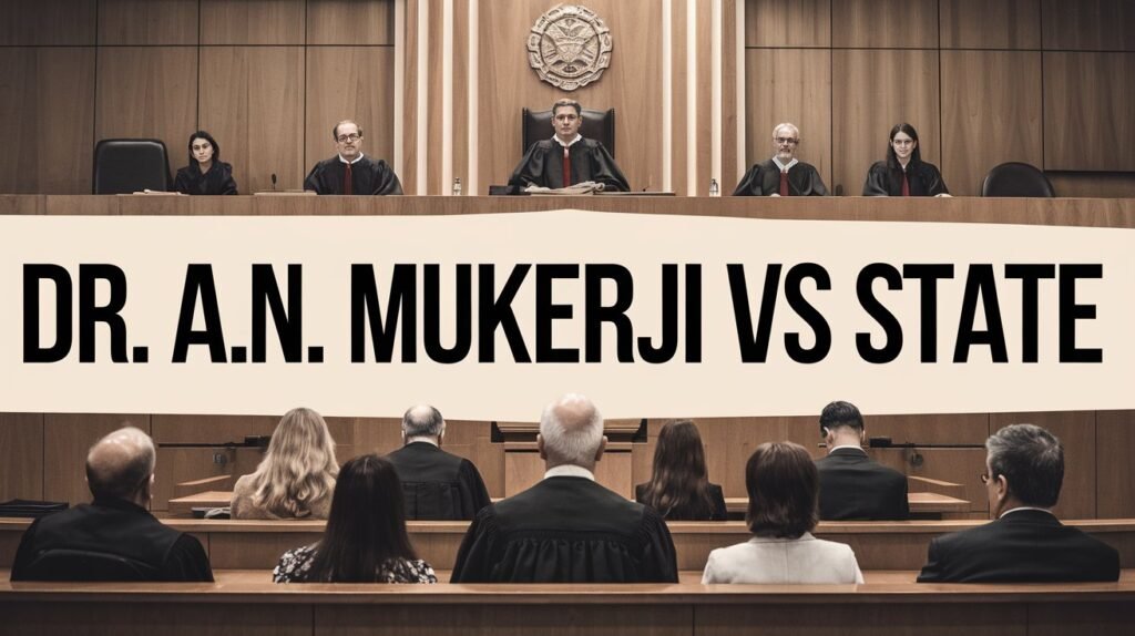 Dr. A.N. Mukerji vs State