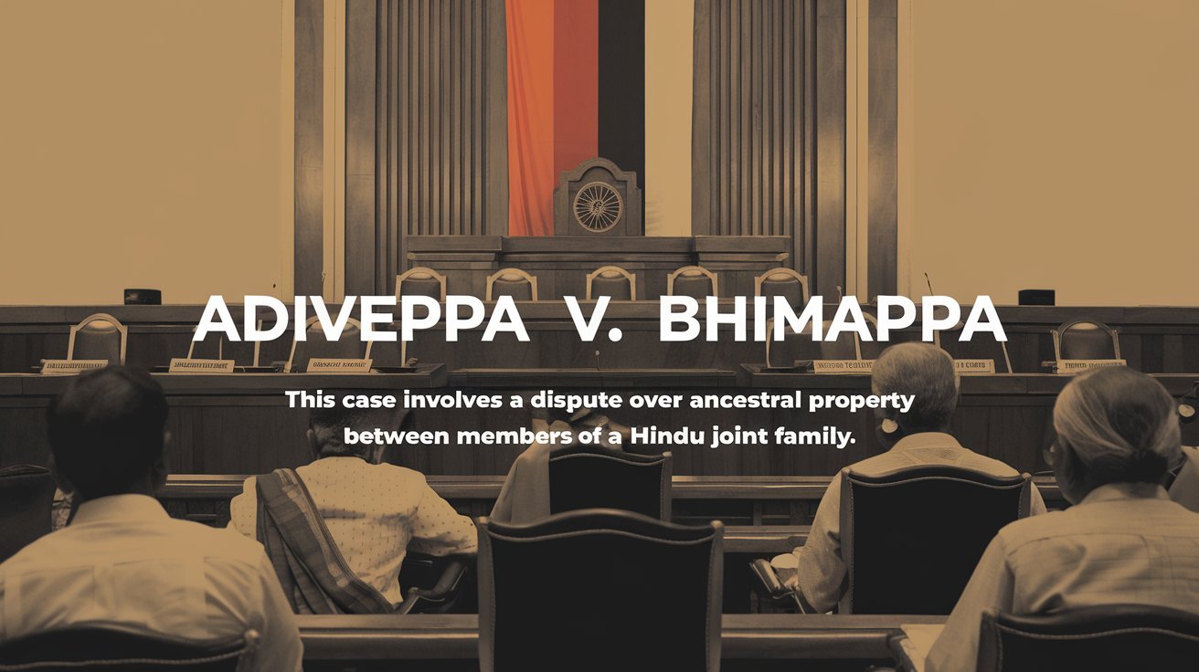 Adiveppa v. Bhimappa (2017)