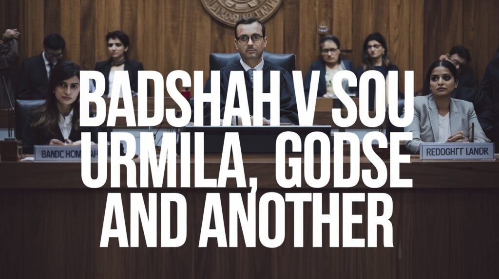 Badshah v Sou Urmila Badshah Godse and Another (2014) 1 SCC 188