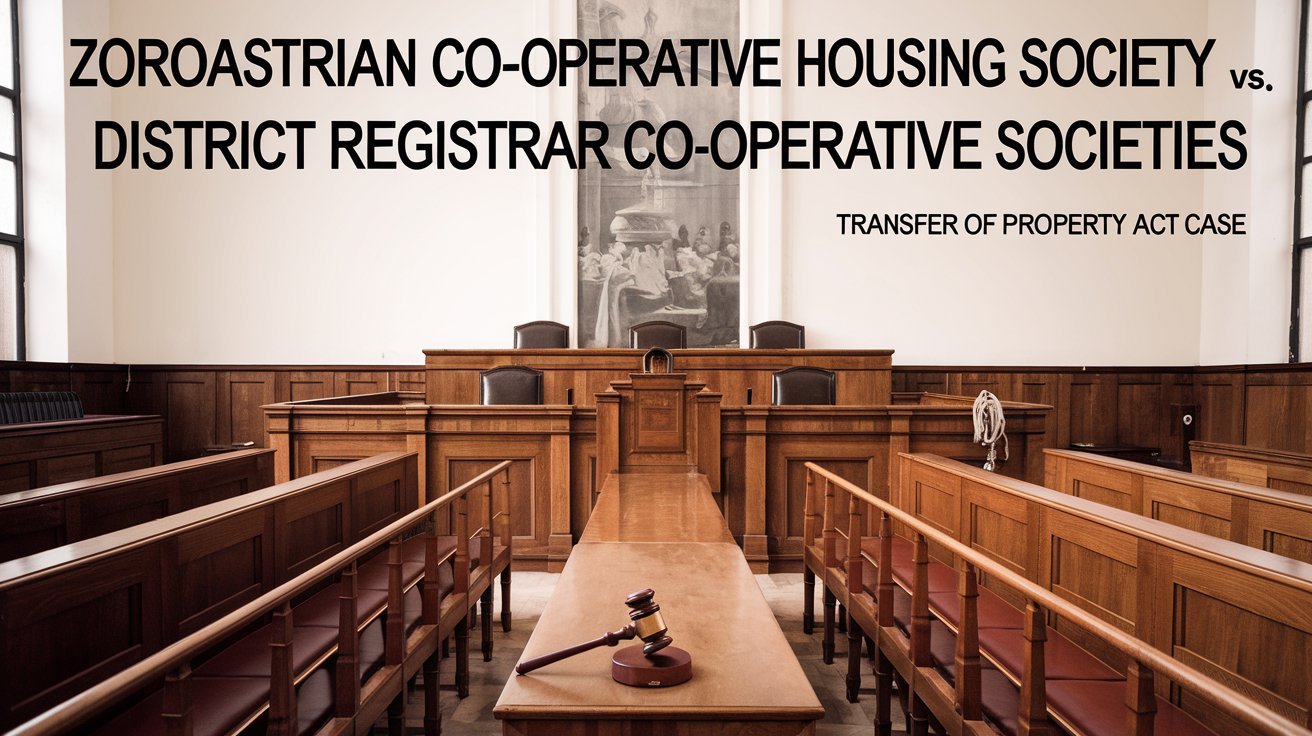 Zoroastrian Co-Operative Housing Society vs. District Registrar Co-Operative Societies