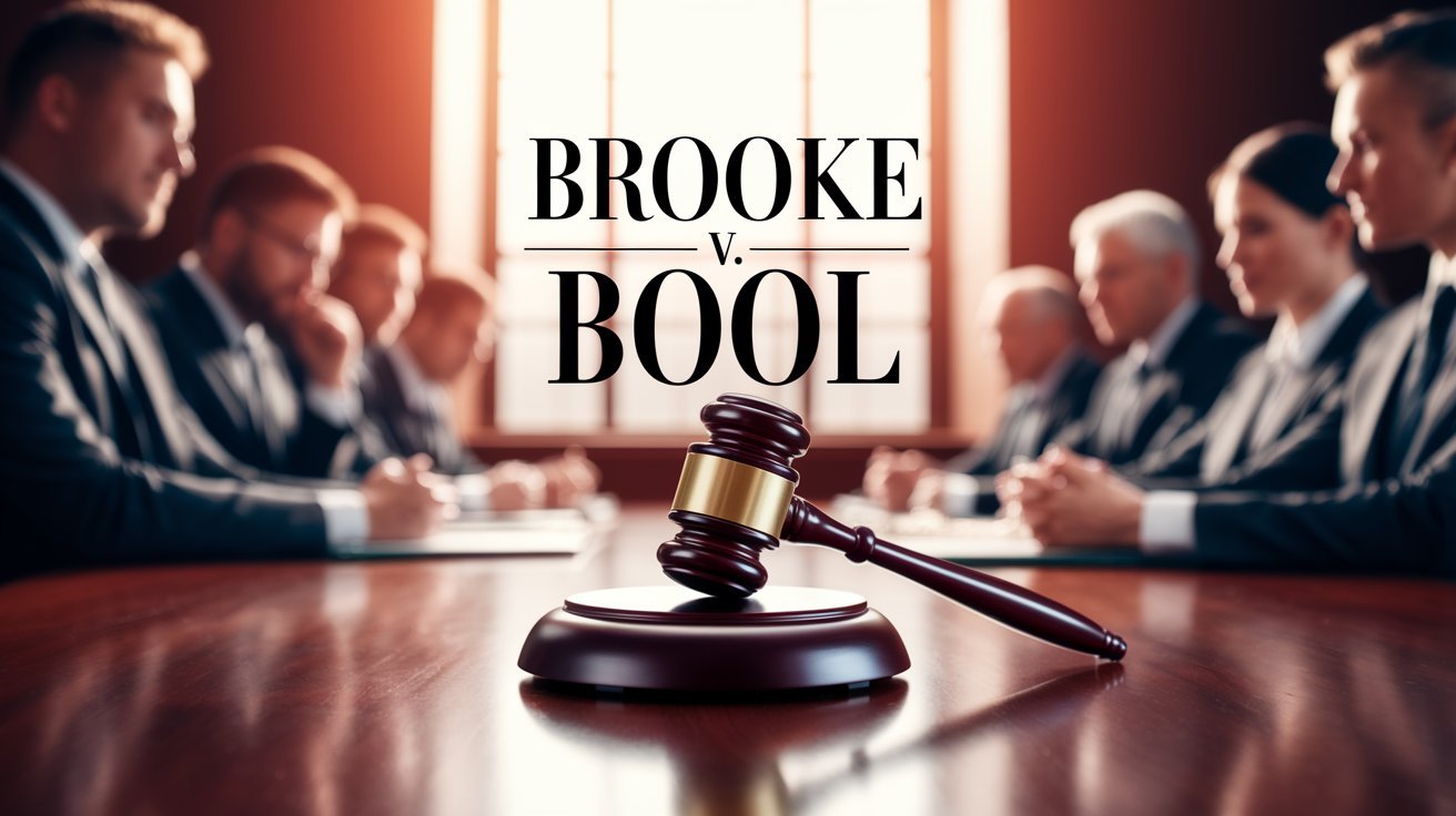 Brooke V. Bool 1928 (Case Summary) 1 Brooke V. Bool 1928